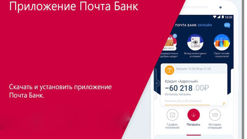 Приложение Почта Банк