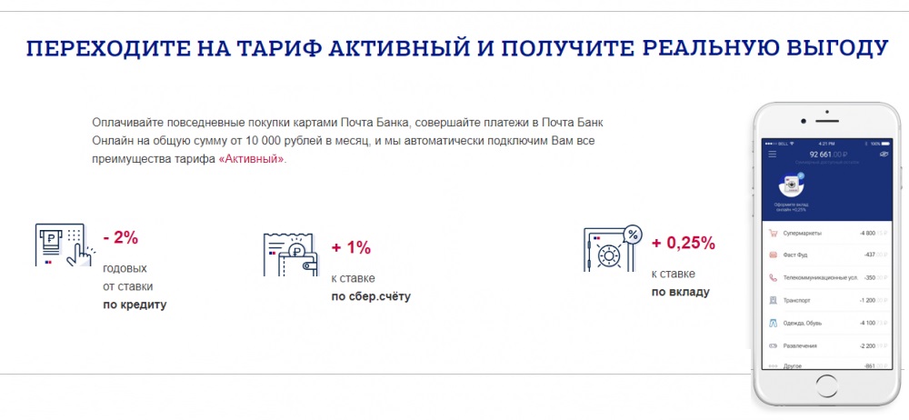 Тариф "Активный"