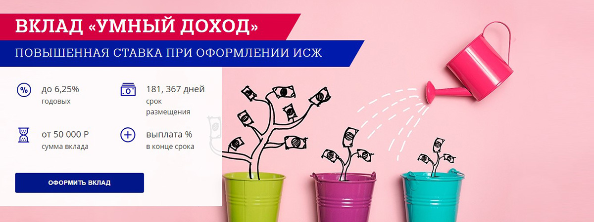Вклад «Умный доход»